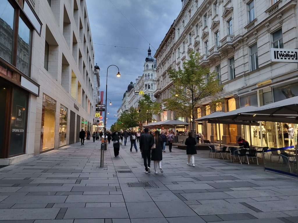 Centro di Vienna a febbraio